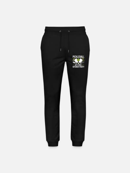 Pickleball My Kinda Kitchen Party - Stanley/Stella Mover Unisex Organic Jogging Trousers - black