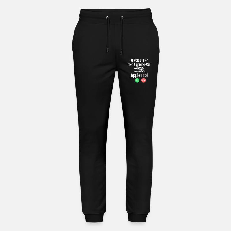 CampingCar Apple moi - Pantalon de jogging bio MOVER Stanley/Stella unisexe - noir