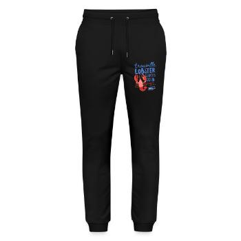 Trouville Lobster Lovers Club - Stanley/Stella Mover Unisex Organic Jogging Trousers - black - Front - Marisol (170cm) & Nik (191cm)