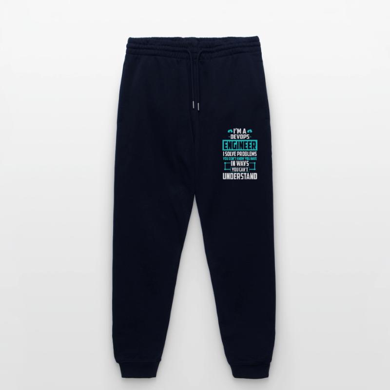DevOps Engineer I Solve Problems You Cant Stanley/Stella Mover Unisex Organic Jogging Trousers