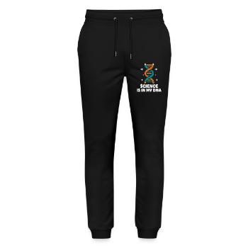 Science Is in My DNA Biology Teacher - Stanley/Stella Mover Unisex Organic Jogging Trousers - black - Front - Marisol (170cm) & Nik (191cm)