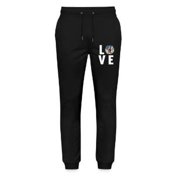 Mammuts Mammut - Stanley/Stella Unisex Bio Jogginghose Mover  - Schwarz - Vorne - Marisol (170cm) & Nik (191cm)