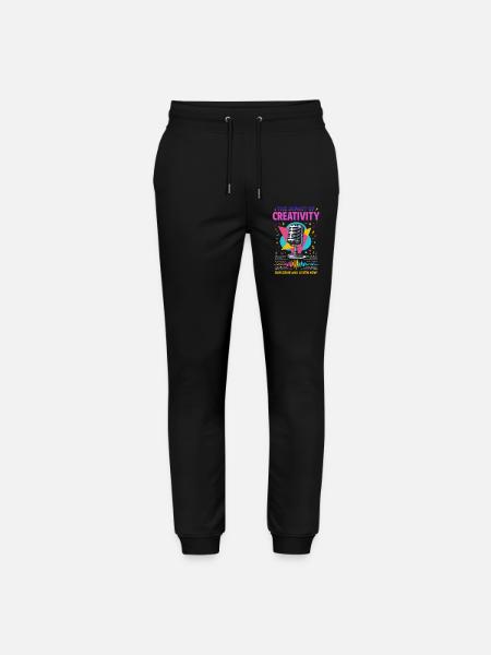 The power of creativity - Stanley/Stella Mover Unisex Organic Jogging Trousers - black