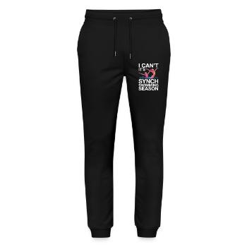 Synchronschwimmen Kunstschwimmen Wassersport - Stanley/Stella Unisex Bio Jogginghose Mover  - Schwarz - Vorne - Marisol (170cm) & Nik (191cm)