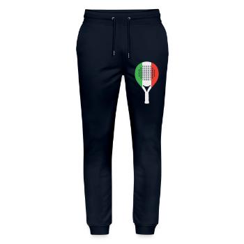 Padel-Italia - Stanley/Stella Unisex Bio Jogginghose Mover  - Navy - Vorne - Marisol (170cm) & Nik (191cm)