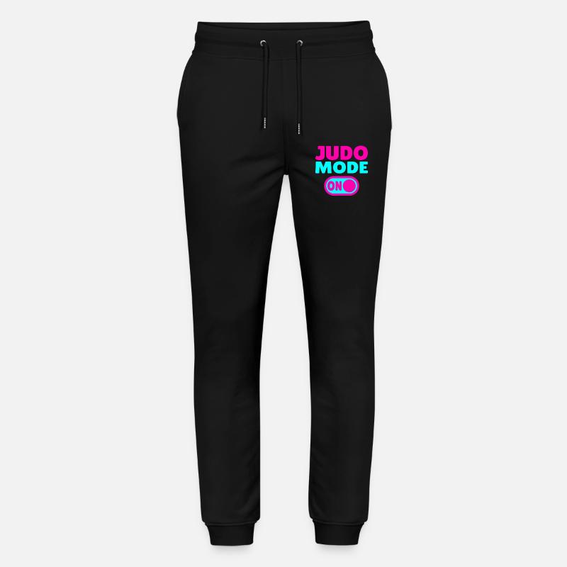 Judo Mode ON – Stärke, Disziplin & Kampfgeist - Pantalon de jogging bio MOVER Stanley/Stella unisexe - noir