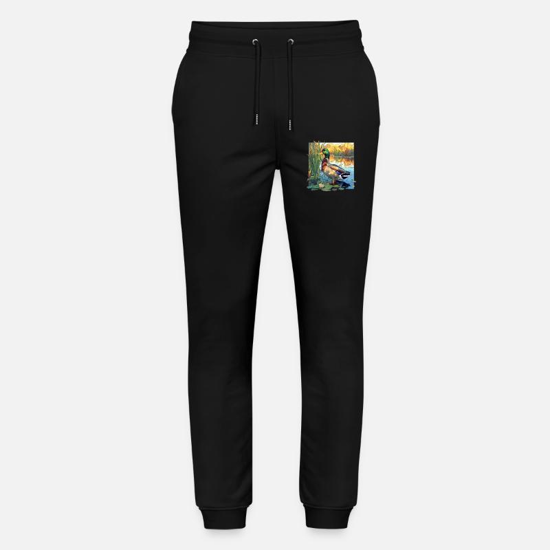 Enten Ente - Stanley/Stella Unisex Bio Jogginghose Mover  - Schwarz