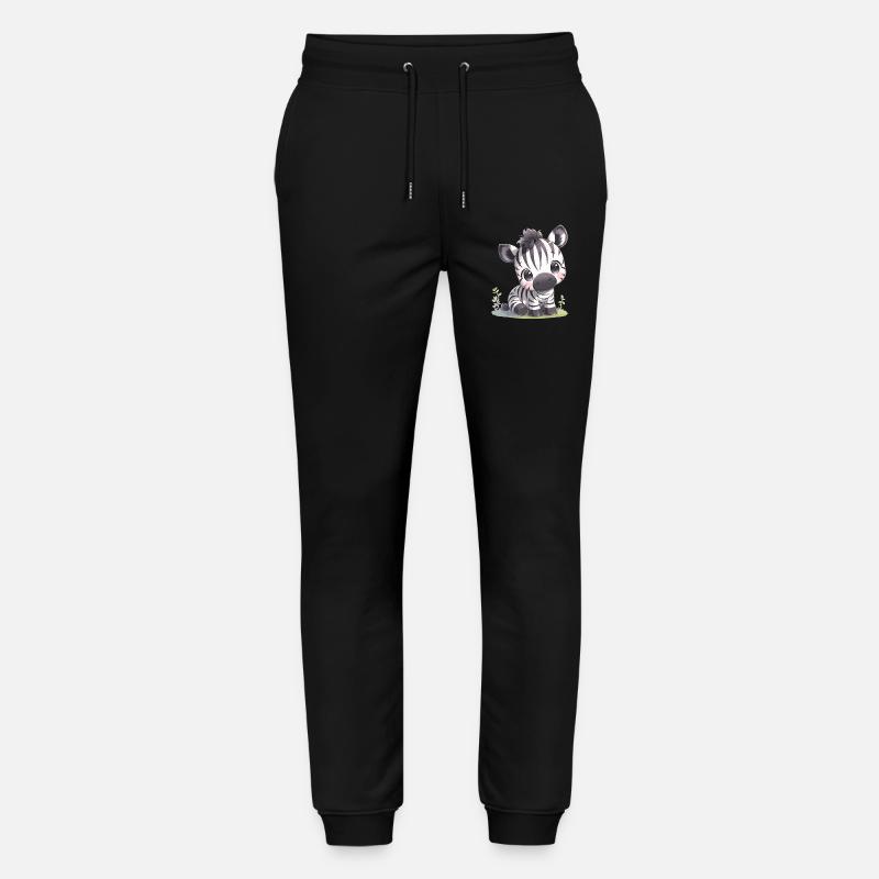Zebras Zebra - Stanley/Stella Mover Unisex Organic Jogging Trousers - black