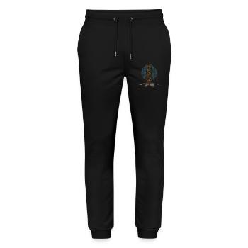 Evil Places - Stanley/Stella Mover Unisex Organic Jogging Trousers - black - Front - Marisol (170cm) & Nik (191cm)
