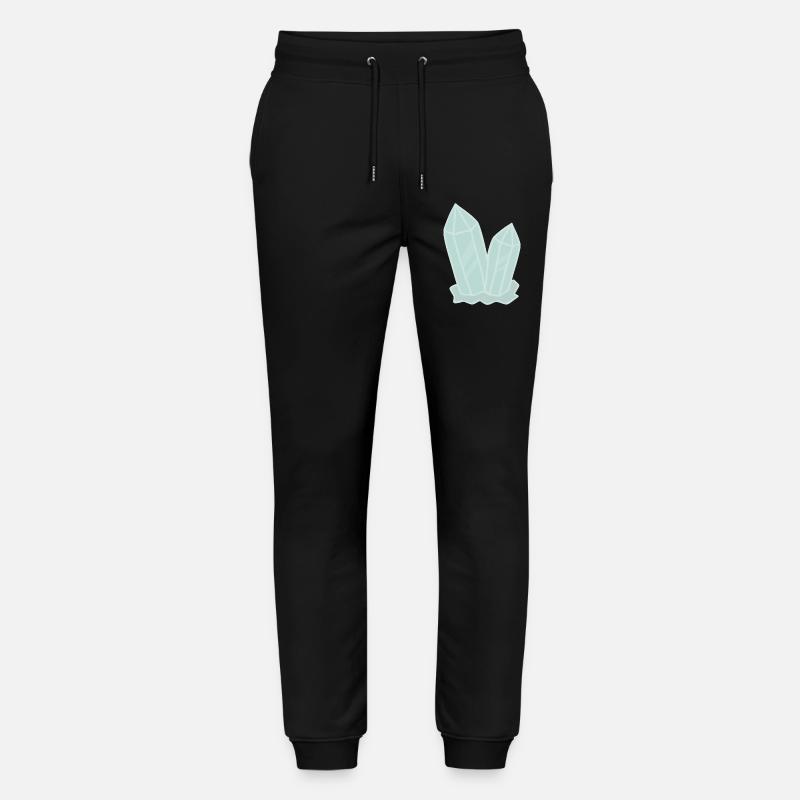 Illustration de géode d’amas de cristal - Pantalon de jogging bio MOVER Stanley/Stella unisexe - noir