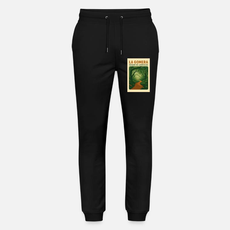 La_Gomera_-_Bosque_de_Laurisilva - Stanley/Stella Unisex Bio Jogginghose Mover  - Schwarz