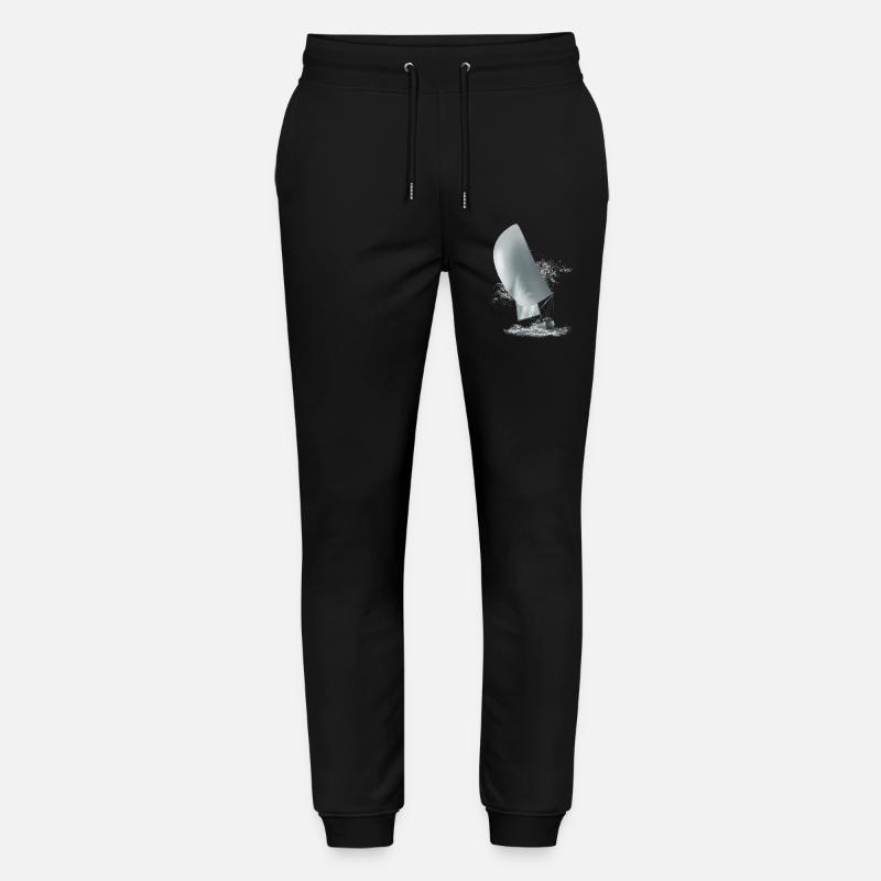 Segelboot - Stanley/Stella Unisex Bio Jogginghose Mover  - Schwarz