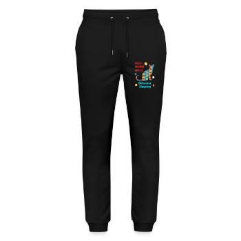 Be Kind – Autism Awareness - Stanley/Stella Mover Unisex Organic Jogging Trousers - black - Front - Marisol (170cm) & Nik (191cm)