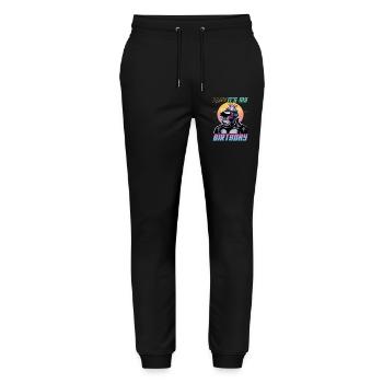 Birthday Gamer VR - Stanley/Stella Mover Unisex Organic Jogging Trousers - black - Front - Marisol (170cm) & Nik (191cm)
