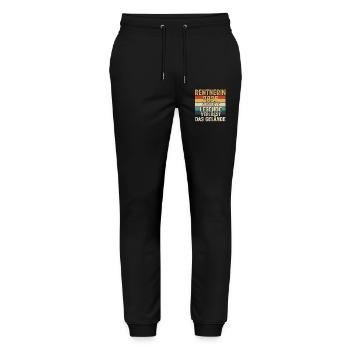 Pensioner 2026: Real legend leaves the site - Stanley/Stella Mover Unisex Organic Jogging Trousers - black - Front - Marisol (170cm) & Nik (191cm)