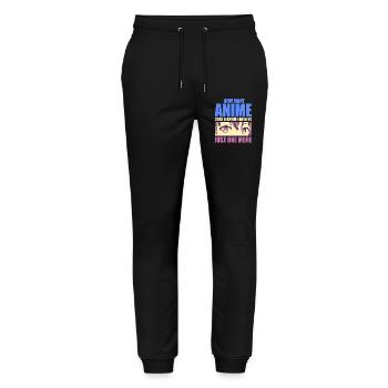 Anime Manga Otaku Kawaii Japan Cosplay Comic - Stanley/Stella Mover Unisex Organic Jogging Trousers - black - Front - Marisol (170cm) & Nik (191cm)