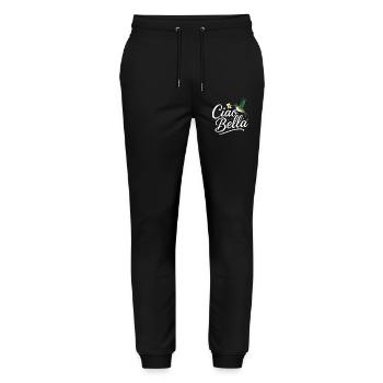 Ciao Bella - Pantalon de jogging bio MOVER Stanley/Stella unisexe - noir - Devant - Marisol (170cm) & Nik (191cm)