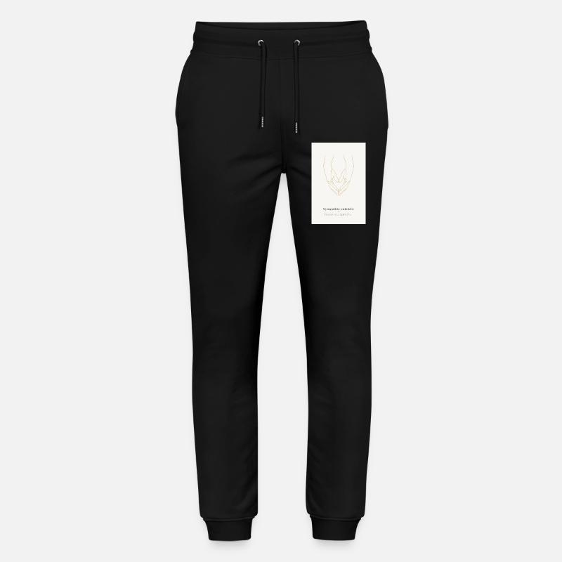  Sympathie entsteht – bevor du sprichst - Stanley/Stella Unisex Bio Jogginghose Mover  - Schwarz