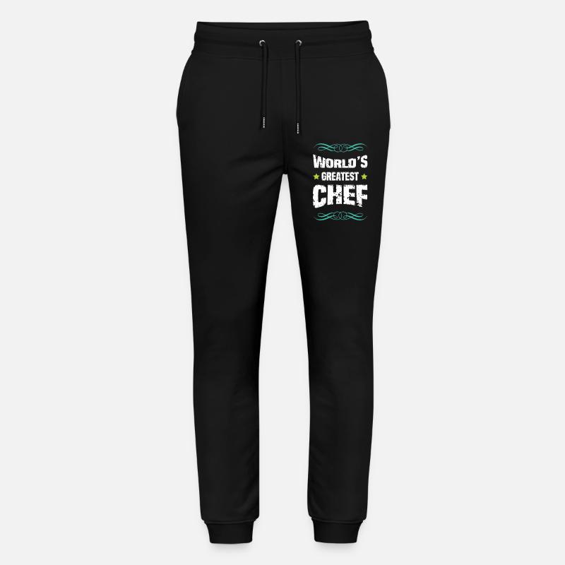 Weltbester Chef - Stanley/Stella Unisex Bio Jogginghose Mover  - Schwarz
