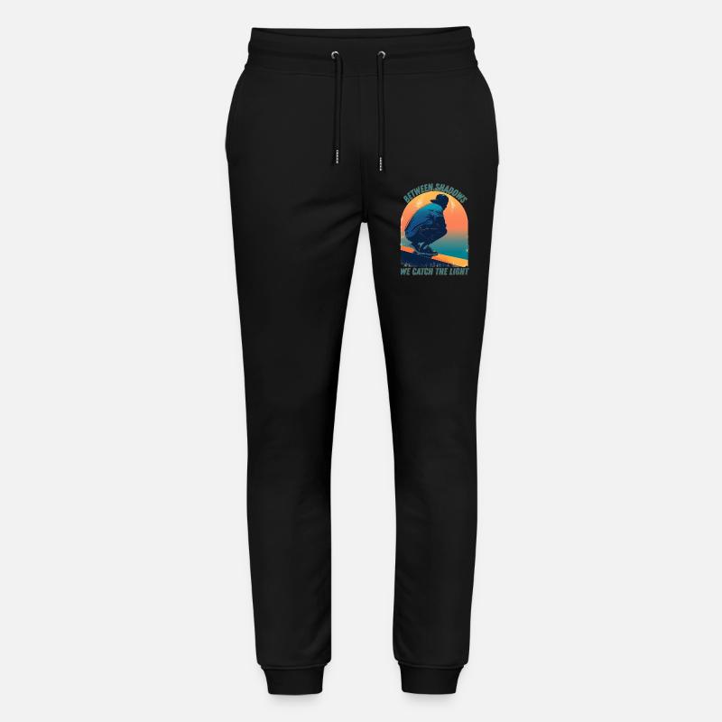 Between Light and Shadow - Stanley/Stella Mover Unisex Organic Jogging Trousers - black