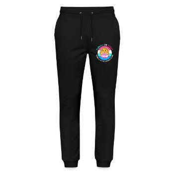 Thanksgiving Gender Reveal Mom-to-be - Stanley/Stella Mover Unisex Organic Jogging Trousers - black - Front - Marisol (170cm) & Nik (191cm)
