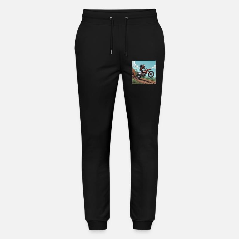 Motocross Adrenalin Trail - Stanley/Stella Unisex Bio Jogginghose Mover  - Schwarz