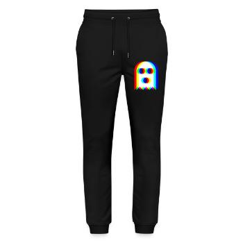 👻 RGB-Geist - Stanley/Stella Unisex Bio Jogginghose Mover  - Schwarz - Vorne - Marisol (170cm) & Nik (191cm)