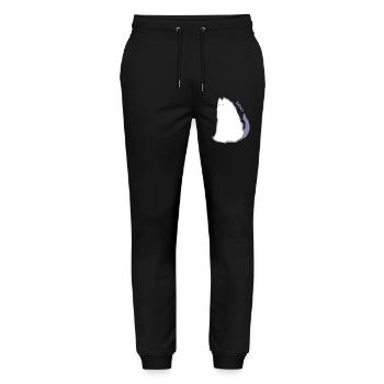 BOO - Stanley/Stella Mover Unisex Organic Jogging Trousers - black - Front - Marisol (170cm) & Nik (191cm)