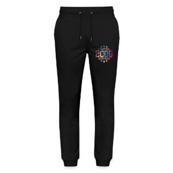 LIMITED EDITION 2000 26TH BIRTHDAY - Stanley/Stella Mover Unisex Organic Jogging Trousers - black - Front - Marisol (170cm) & Nik (191cm)