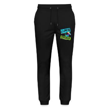 Alpine Dreams | Ski Winter Design - Stanley/Stella Unisex Bio Jogginghose Mover  - Schwarz - Vorne - Marisol (170cm) & Nik (191cm)