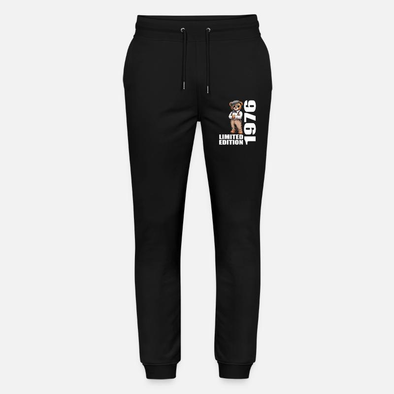 1976 Édition Limitée Ours Anniversaire 1976 - Pantalon de jogging bio MOVER Stanley/Stella unisexe - noir
