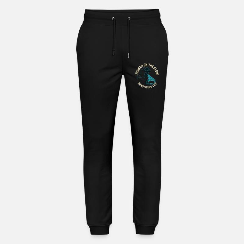 Accro à l’aventure de pêche à l’arc Glow - Pantalon de jogging bio MOVER Stanley/Stella unisexe - noir