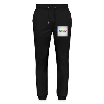 DZIRY Rainbow Gradient - Stanley/Stella Mover Unisex Organic Jogging Trousers - black - Front - Marisol (170cm) & Nik (191cm)