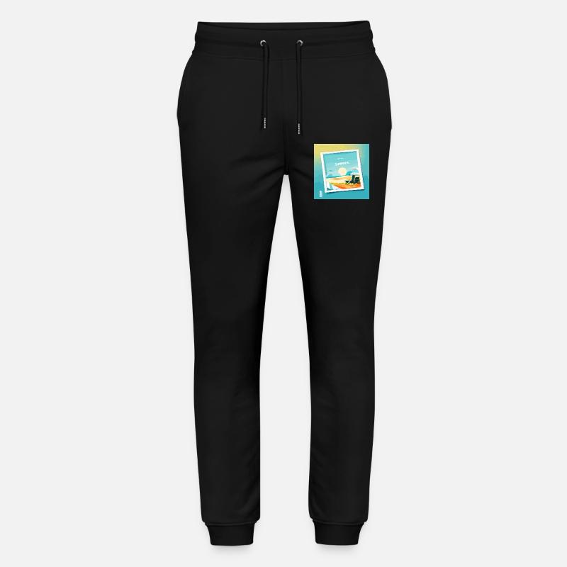 Summer at the beach - Stanley/Stella Unisex Bio Jogginghose Mover  - Schwarz