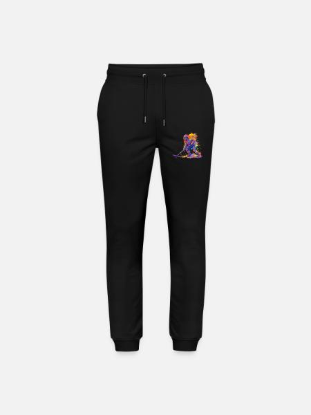 Eishockey Eishockeyspieler Frau - Stanley/Stella Mover Unisex Organic Jogging Trousers - black