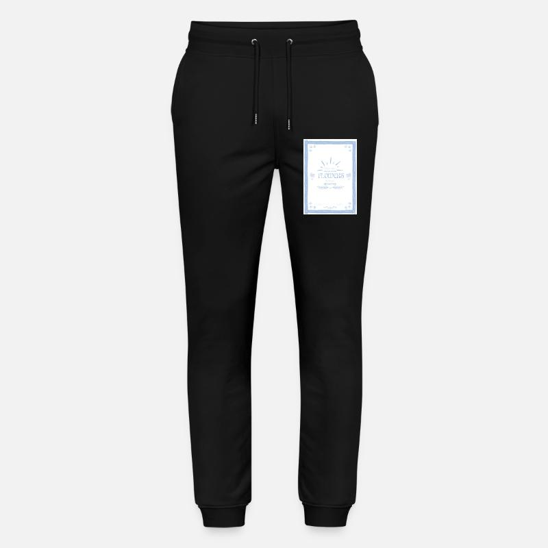 Citation de fleurs - Pantalon de jogging bio MOVER Stanley/Stella unisexe - noir