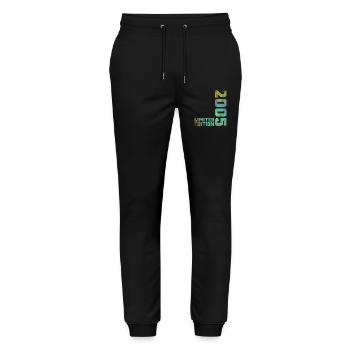 2005 Limited Edition Anniversaire Cadeau Original - Pantalon de jogging bio MOVER Stanley/Stella unisexe - noir - Devant - Marisol (170cm) & Nik (191cm)
