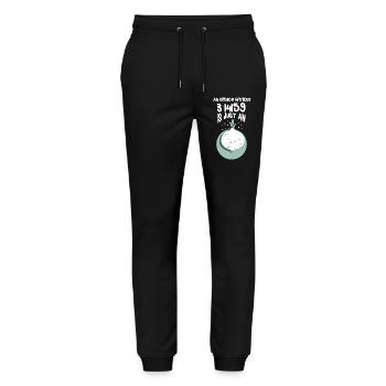 Math Math Teacher Saying Math Teacher Funny - Stanley/Stella Mover Unisex Organic Jogging Trousers - black - Front - Marisol (170cm) & Nik (191cm)