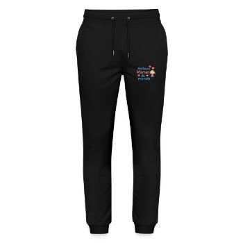 Beste Mutter der Welt - Stanley/Stella Unisex Bio Jogginghose Mover  - Schwarz - Vorne - Marisol (170cm) & Nik (191cm)