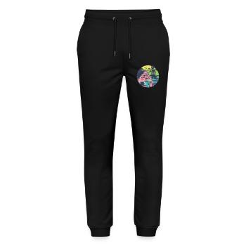 Humanity Equality - Stanley/Stella Mover Unisex Organic Jogging Trousers - black - Front - Marisol (170cm) & Nik (191cm)
