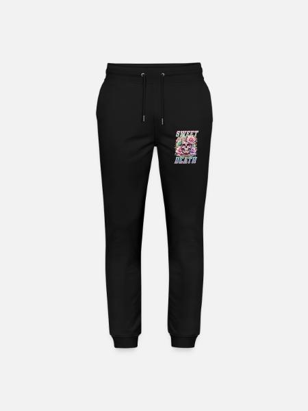 Fleurs Crâne Beauté Floraison - Pantalon de jogging bio MOVER Stanley/Stella unisexe - noir