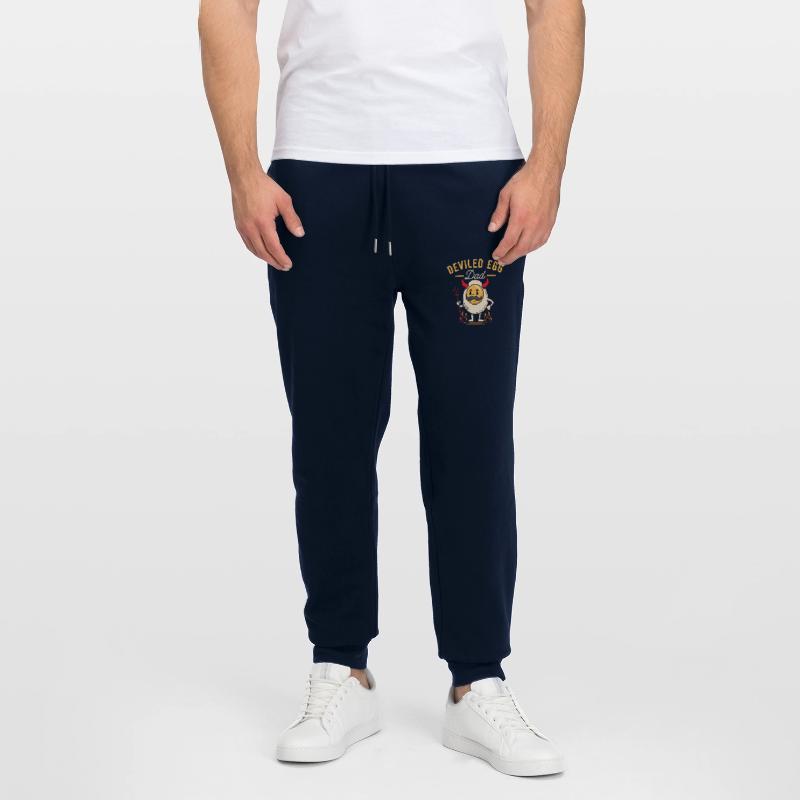 Deviled Egg Dad Thanskgiving Dinner Stanley/Stella Mover Unisex Organic Jogging Trousers