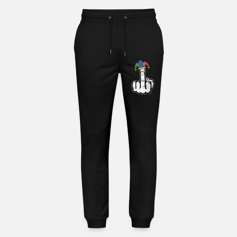 Mittelfinger Stingerfinger Karneval - Stanley/Stella Unisex Bio Jogginghose Mover  - Schwarz
