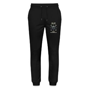 No Aim Assist | Autofocus only, photography - Stanley/Stella Mover Unisex Organic Jogging Trousers - black - Front - Marisol (170cm) & Nik (191cm)