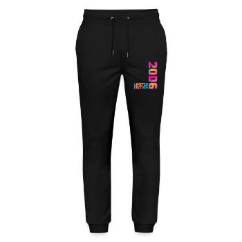 2006 Limited Edition Cadeau d'Anniversaire Fille - Pantalon de jogging bio MOVER Stanley/Stella unisexe - noir - Devant - Marisol (170cm) & Nik (191cm)