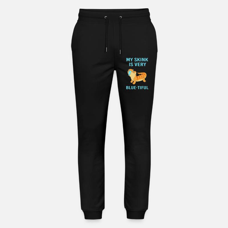 Eidechse Blau Zunge - Stanley/Stella Unisex Bio Jogginghose Mover  - Schwarz