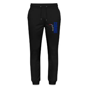 Cuban pride, vertical design - Stanley/Stella Mover Unisex Organic Jogging Trousers - black - Front - Marisol (170cm) & Nik (191cm)