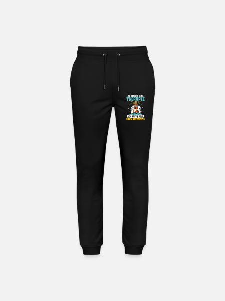 Nordsee Urlaub BRAUCH KEINE THERAPIE MUSS NACH - Stanley/Stella Unisex Bio Jogginghose Mover  - Schwarz