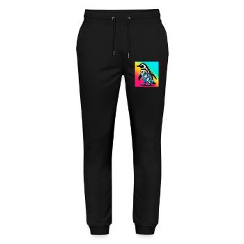 pingouin - Pantalon de jogging bio MOVER Stanley/Stella unisexe - noir - Devant - Marisol (170cm) & Nik (191cm)
