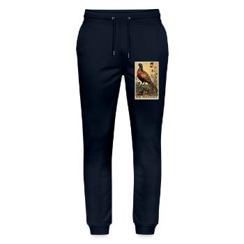 Fasane Fasan - Stanley/Stella Unisex Bio Jogginghose Mover  - Navy - Vorne - Marisol (170cm) & Nik (191cm)